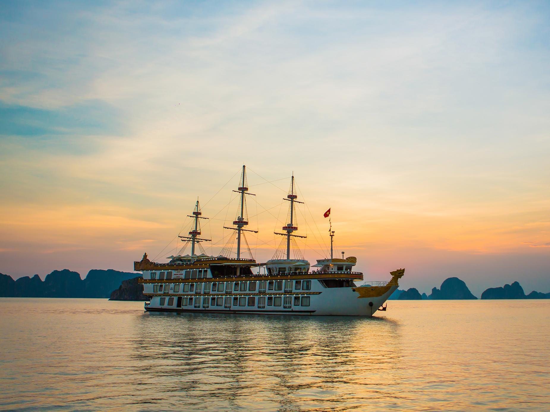 Hotel Dragon Legend Cruise Hạ Long Exterior foto